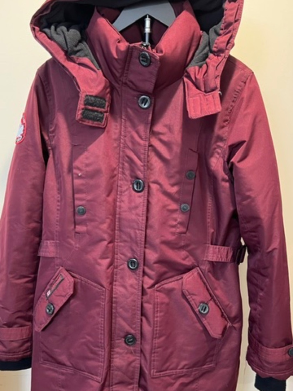 Canada Weather Gear Women's Burgundy Winter Coat